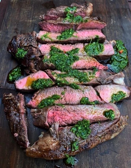 Steak With Chimichurri Sauce